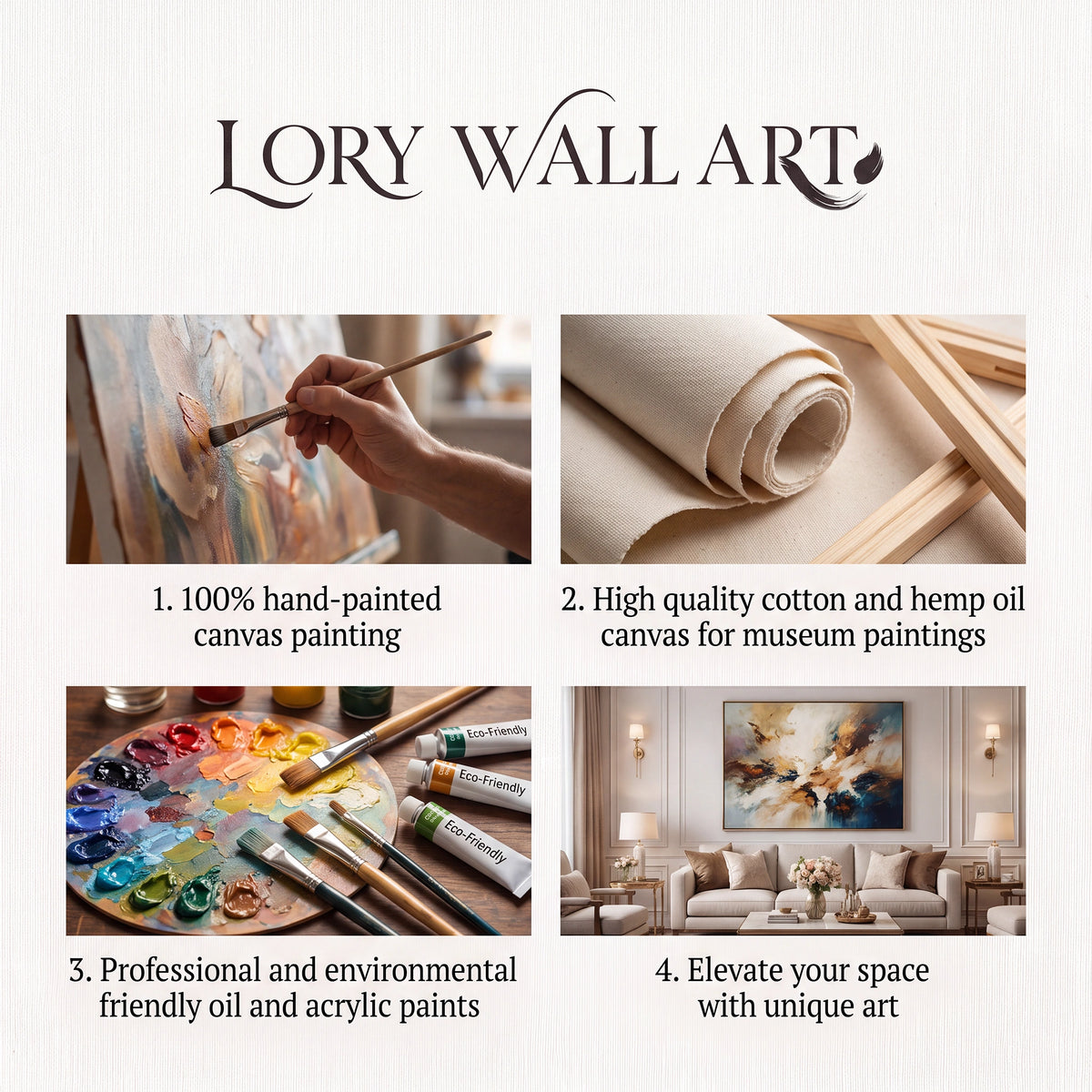 Abstract Animal Dog Wall Art #AN016