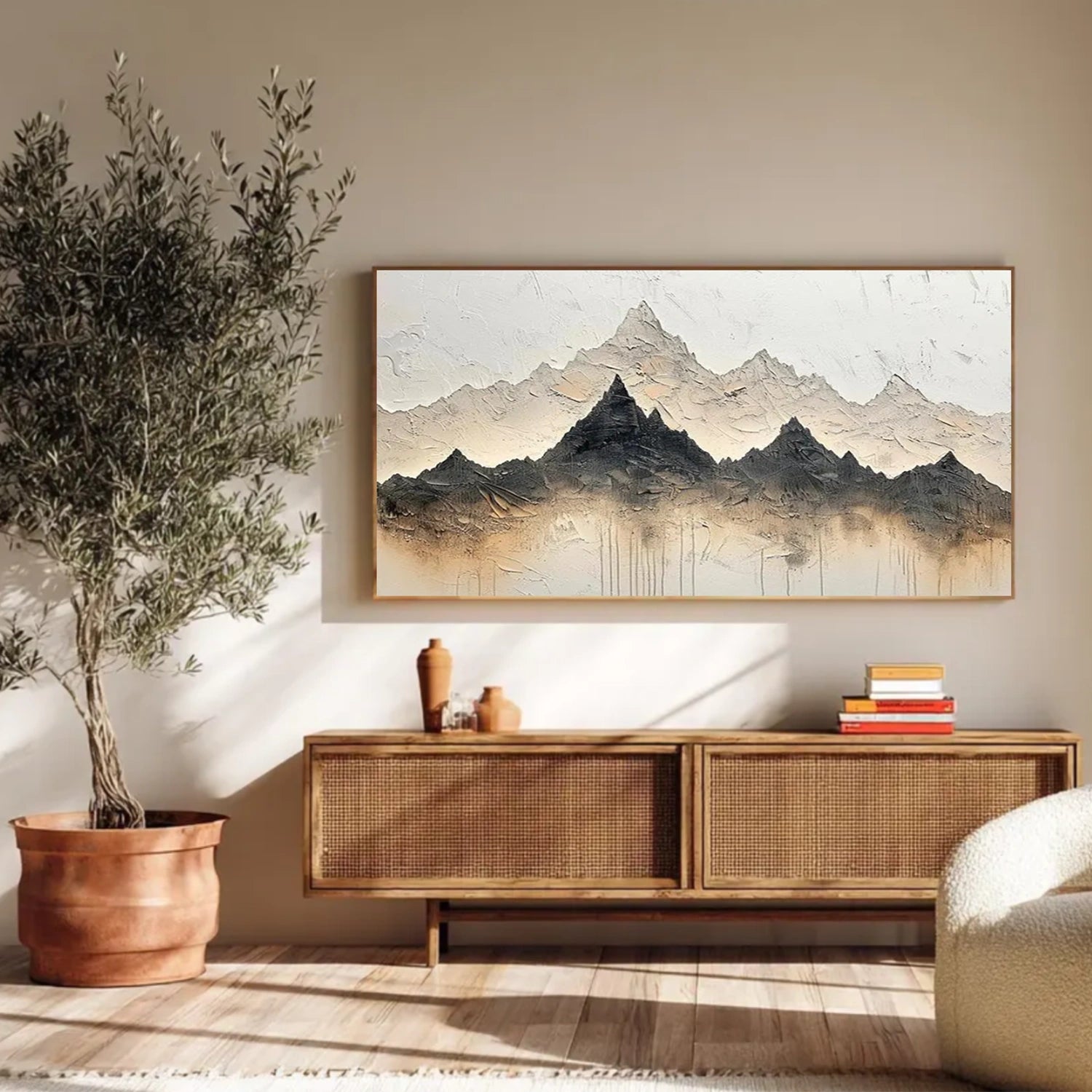 Abstract Mountain Wall Art #MM012