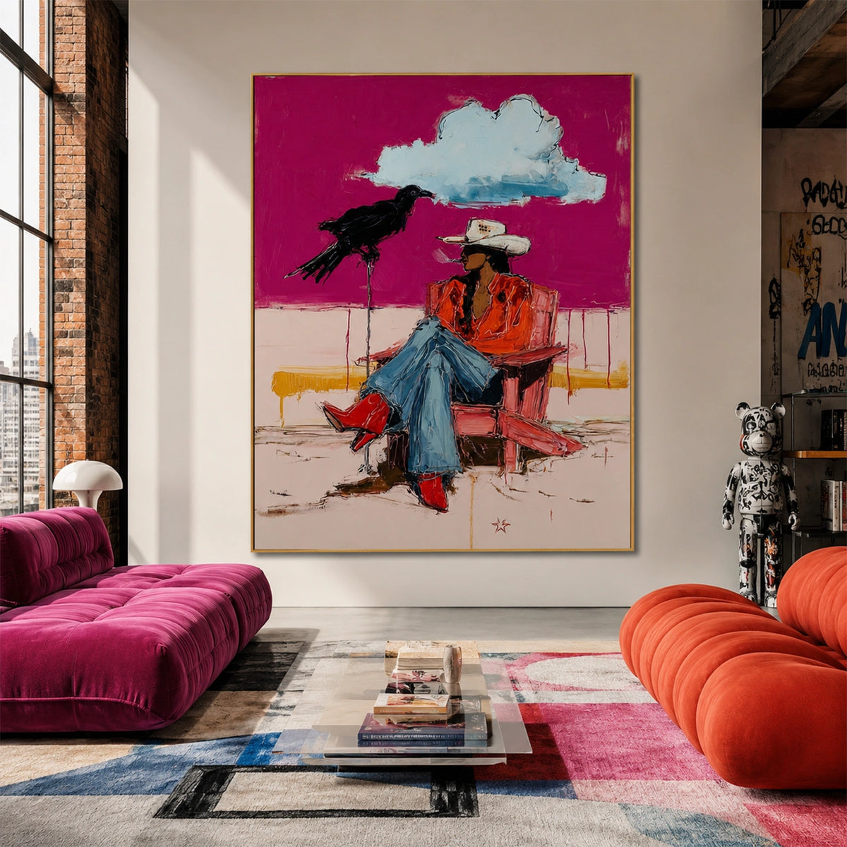 Western Cowboy Wall Art #AC039