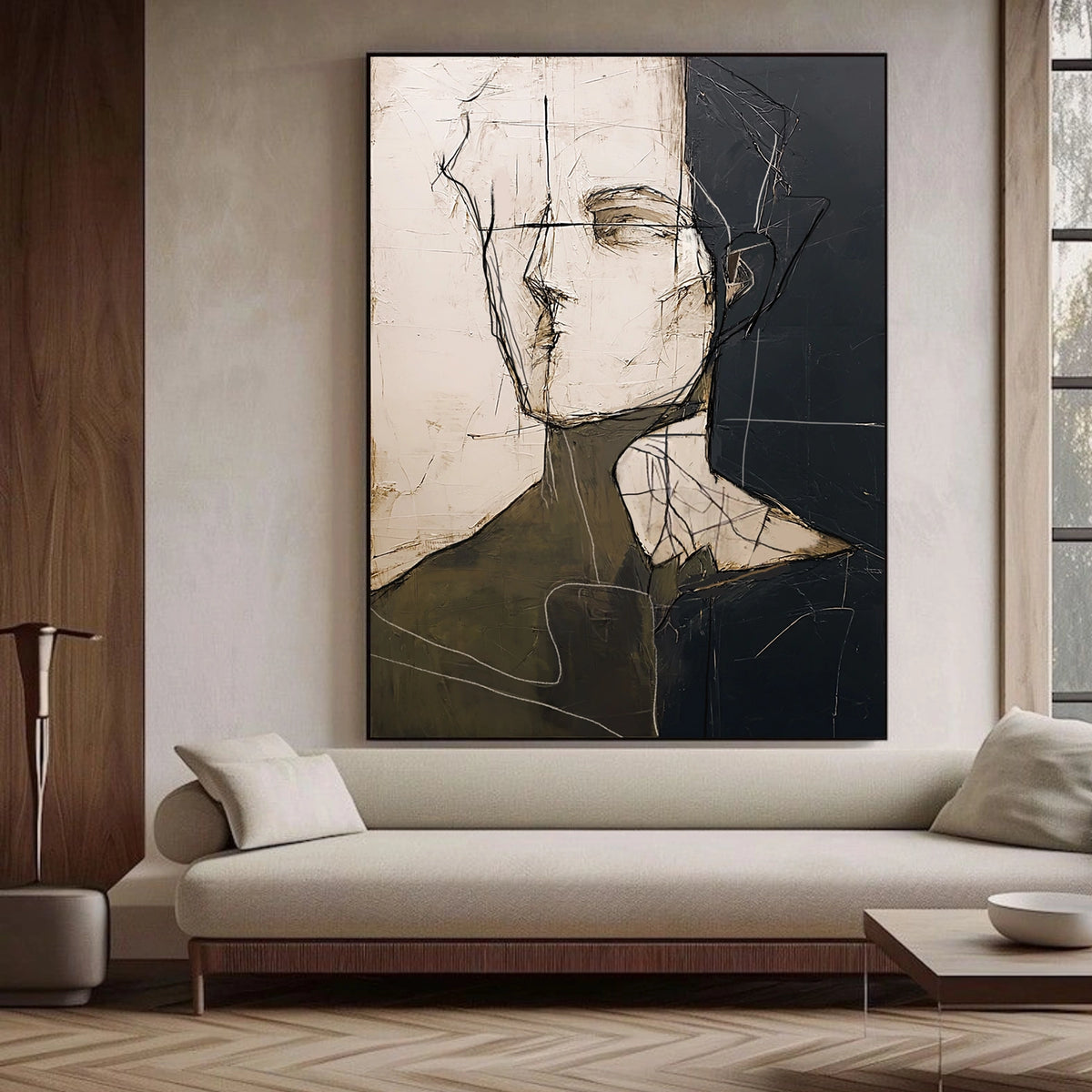Abstract Portrait Wall Art #LA011