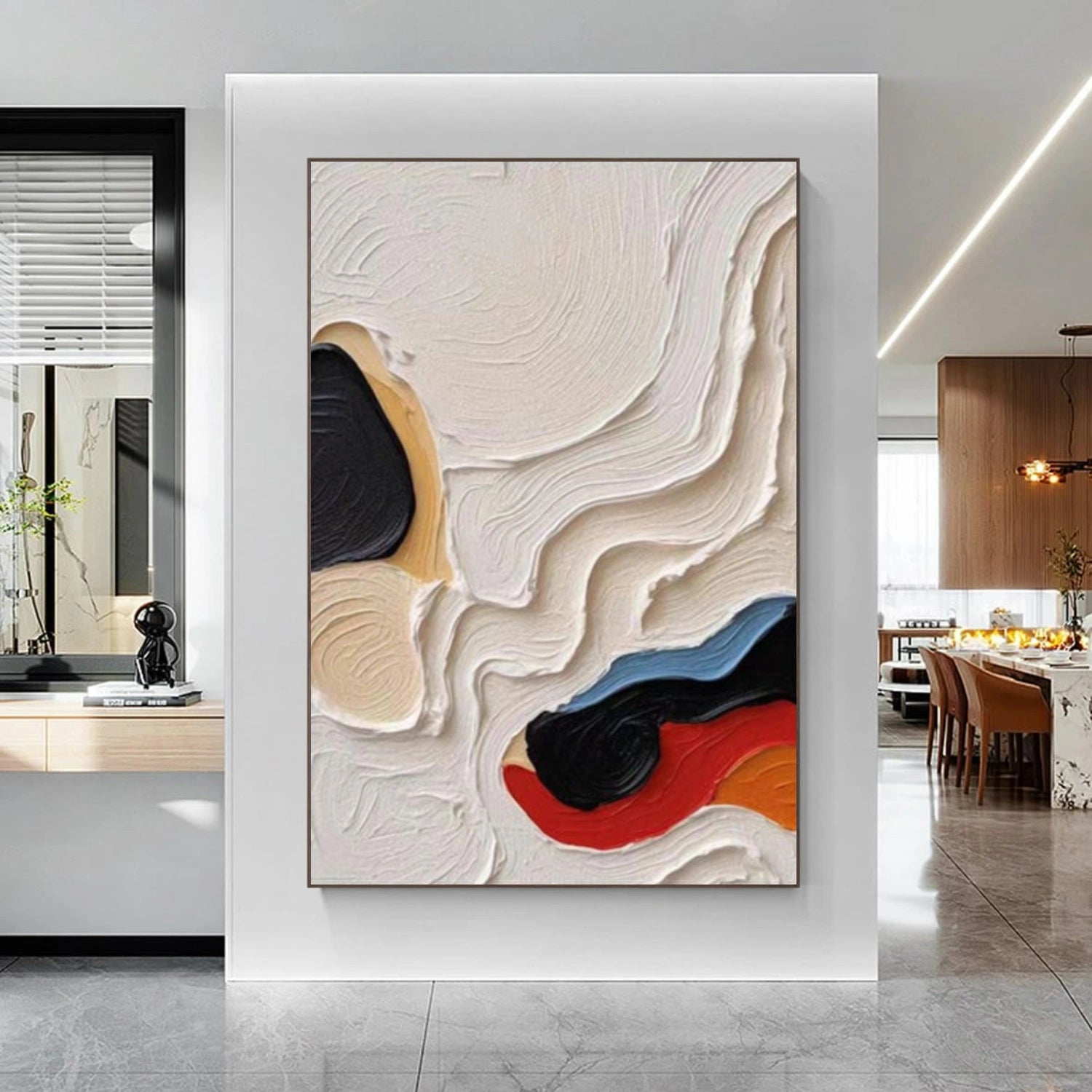 Abstract Textured Wall Art #AW010