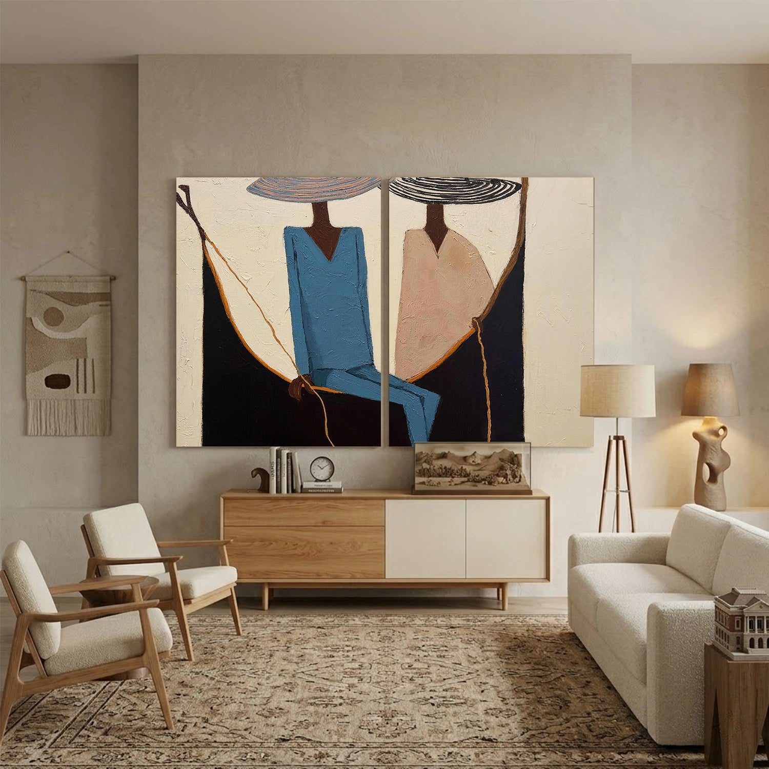 Western Cowboy Wall Art Set of 2 #AC076