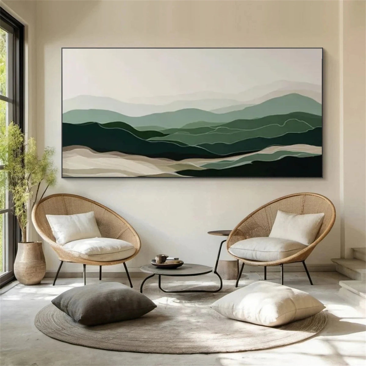 Abstract Mountain Wall Art #MM013