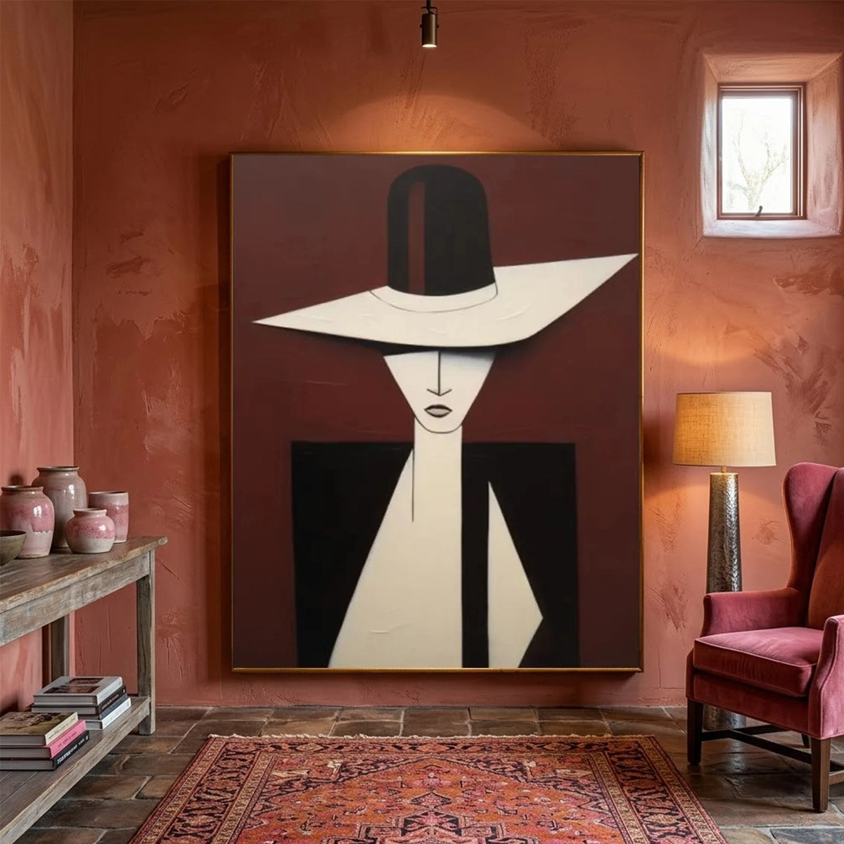 Abstract Portrait Wall Art #LA036