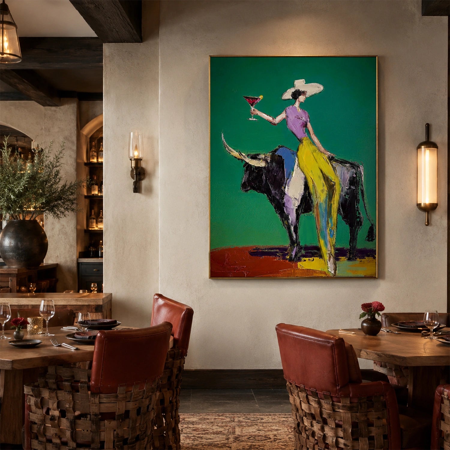 Western Cowboy Wall Art #AC024