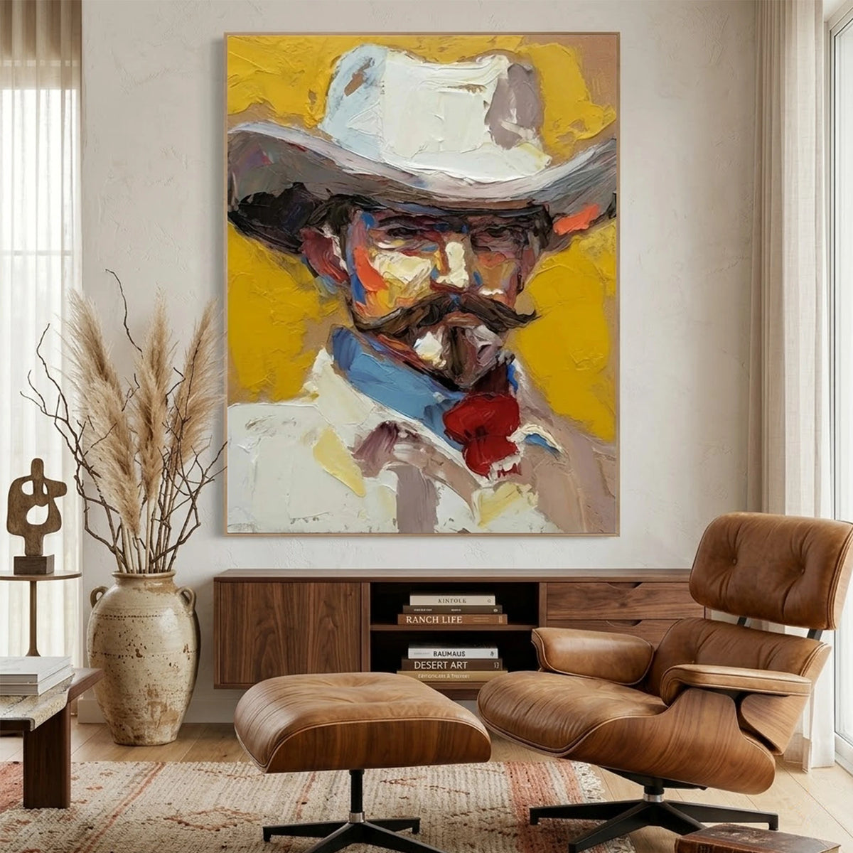 Western Cowboy Wall Art #AC092