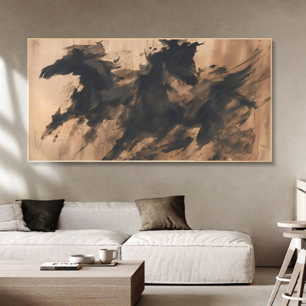 Abstract Animal Horse Wall Art #AN027