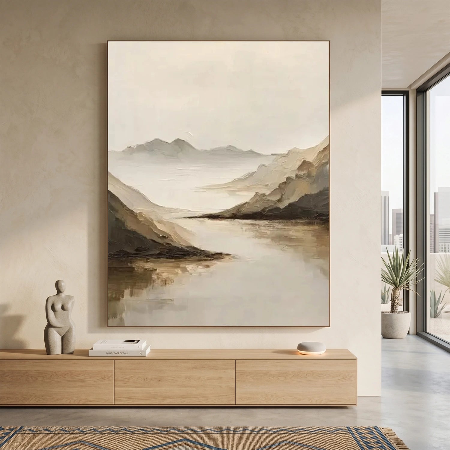 Abstract Mountain Wall Art #MM008