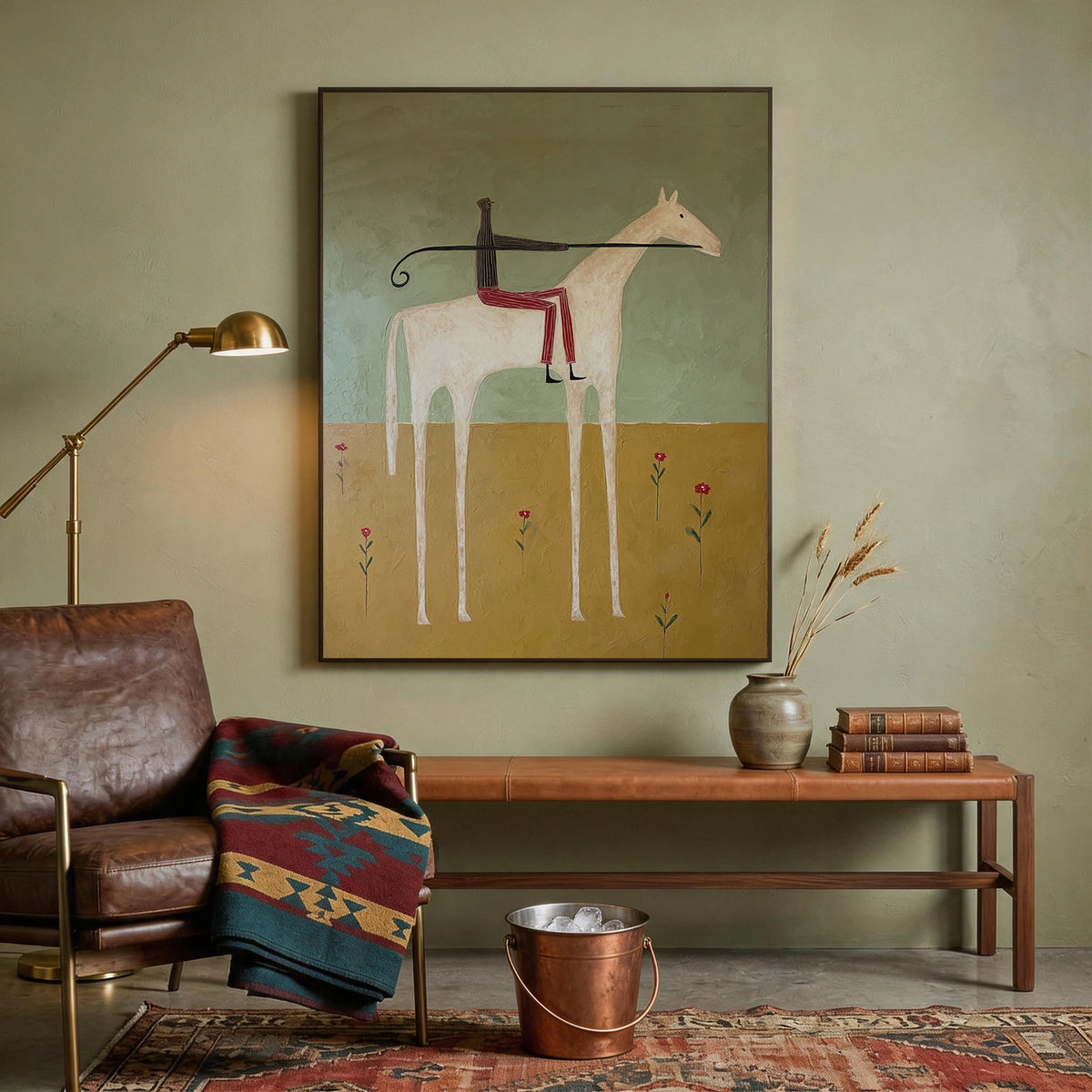 Western Cowboy Wall Art #AC065