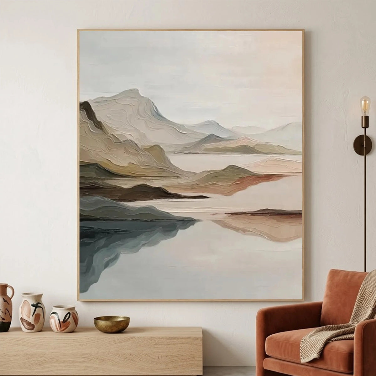 Abstract Mountain Wall Art #MM007