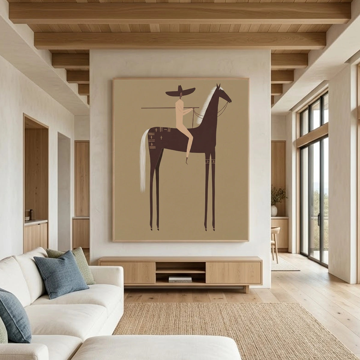 Western Cowboy Wall Art #AC093