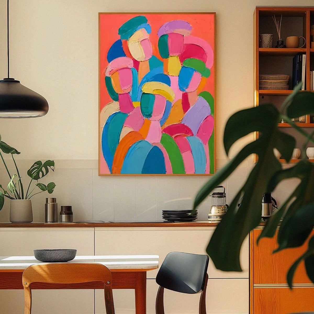 Abstract Portrait Wall Art #LA038