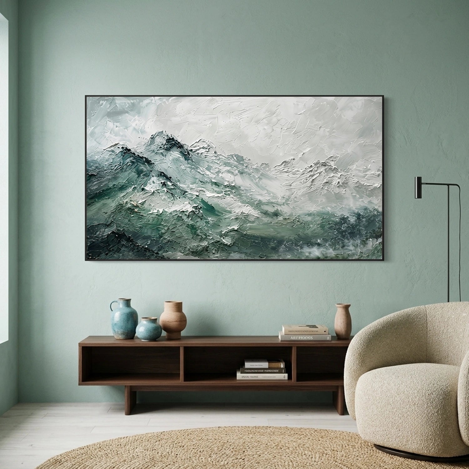 Abstract Mountain Wall Art #MM029