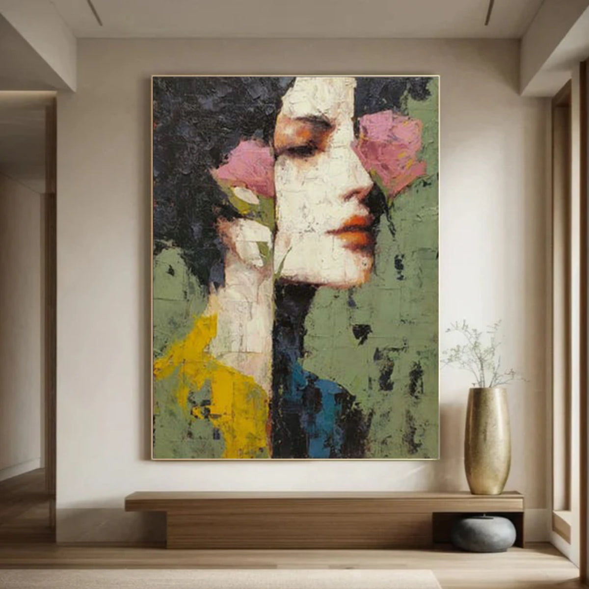 Abstract Portrait Wall Art #LA006
