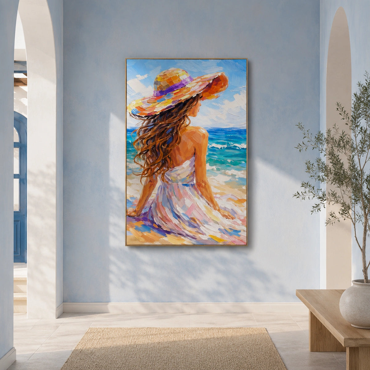 Abstract Portrait Wall Art #LA039