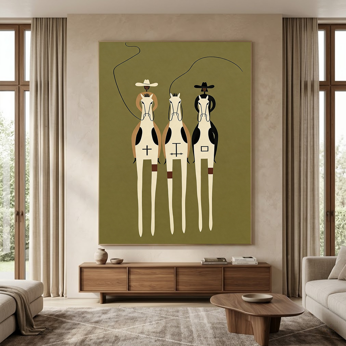 Western Cowboy Wall Art #AC 159