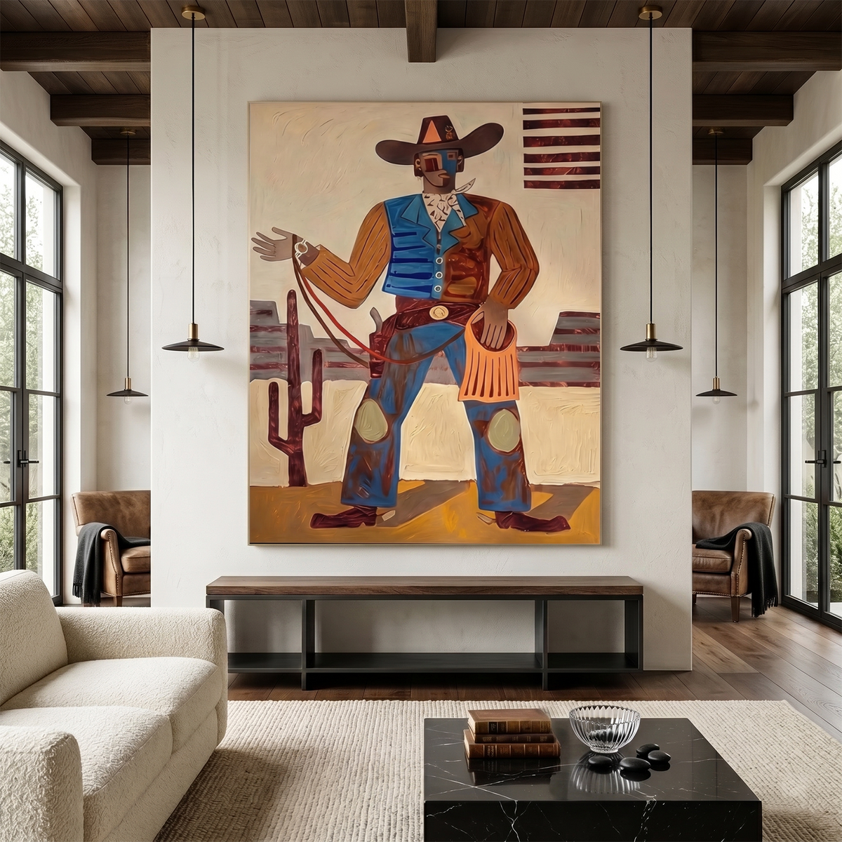 Western Cowboy Wall Art #AC 155