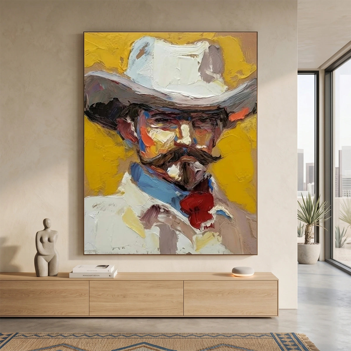 Western Cowboy Wall Art #AC092
