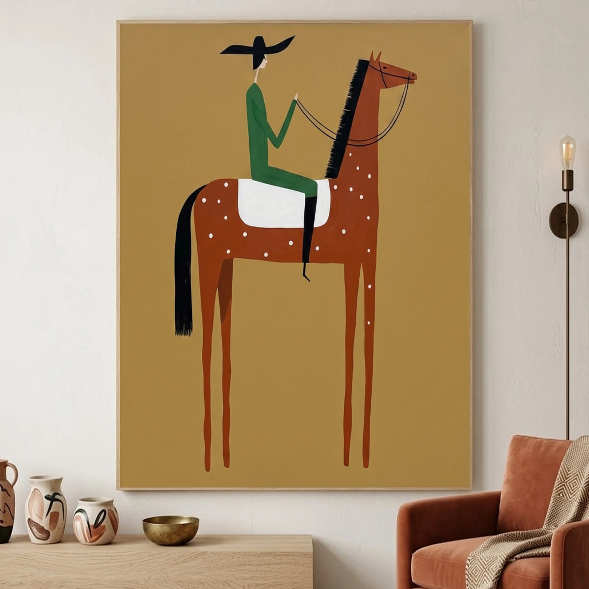Western Cowboy Wall Art #AC095