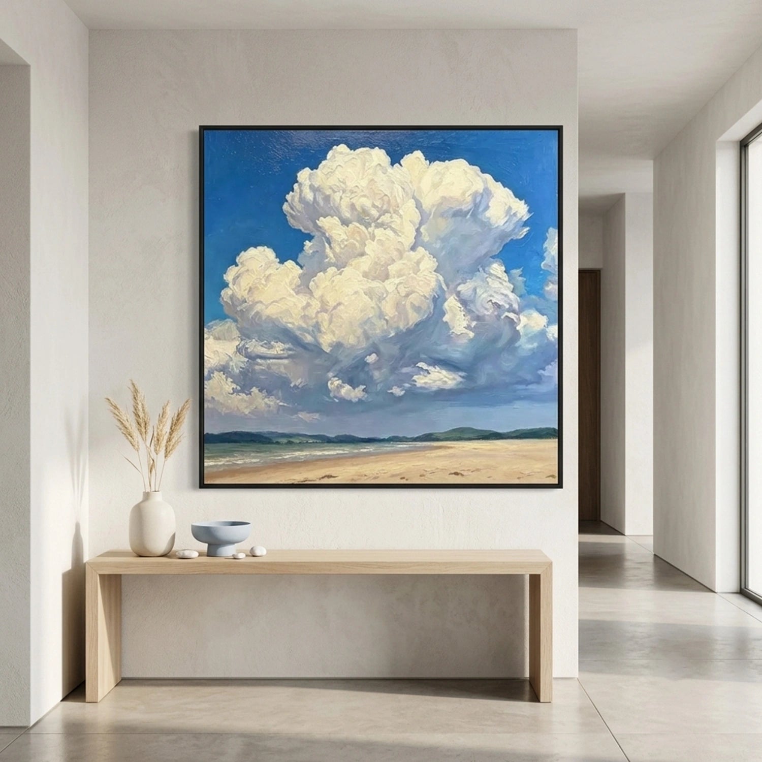 Abstract Ocean And Sky Wall Art #OS010