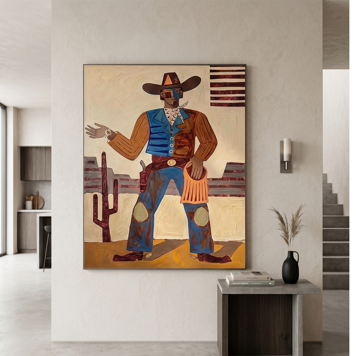 Western Cowboy Wall Art #AC 155