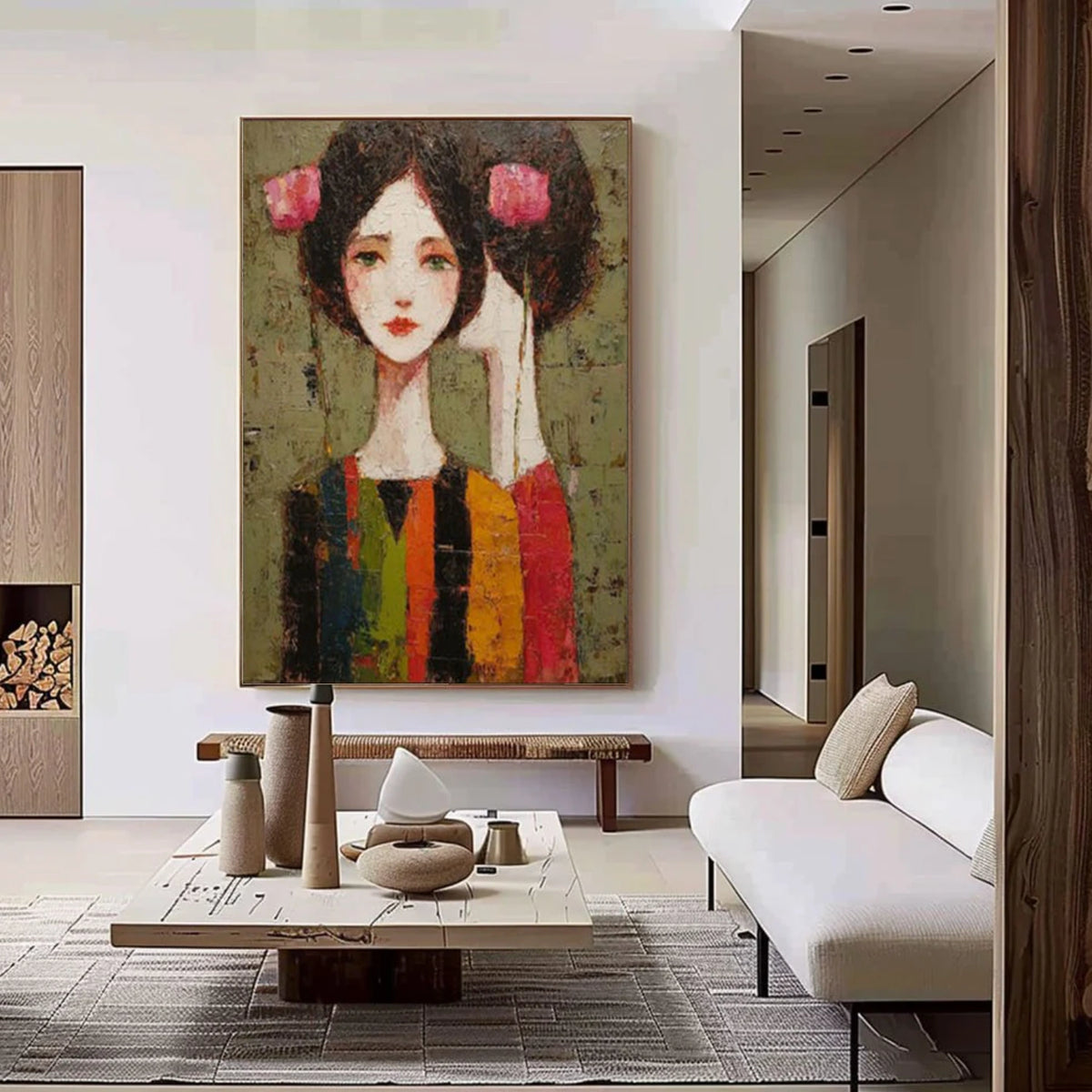 Abstract Portrait Wall Art #LA005