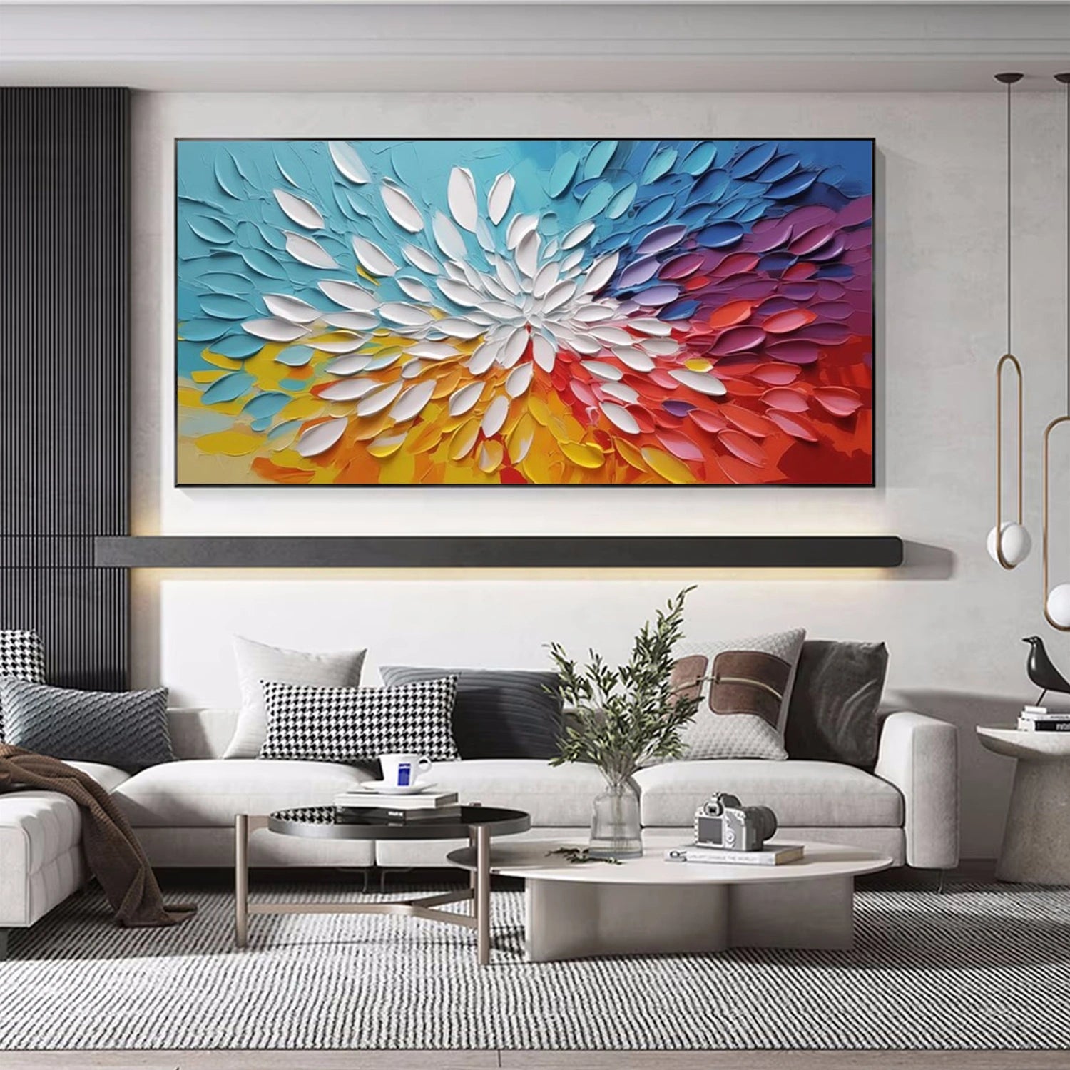 Abstract Textured Wall Art #AW032
