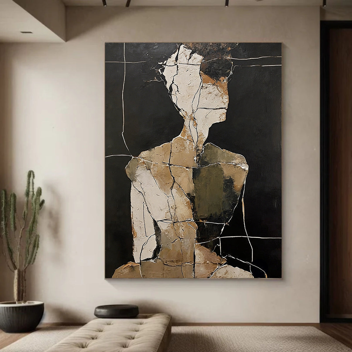 Abstract Portrait Wall Art #LA013