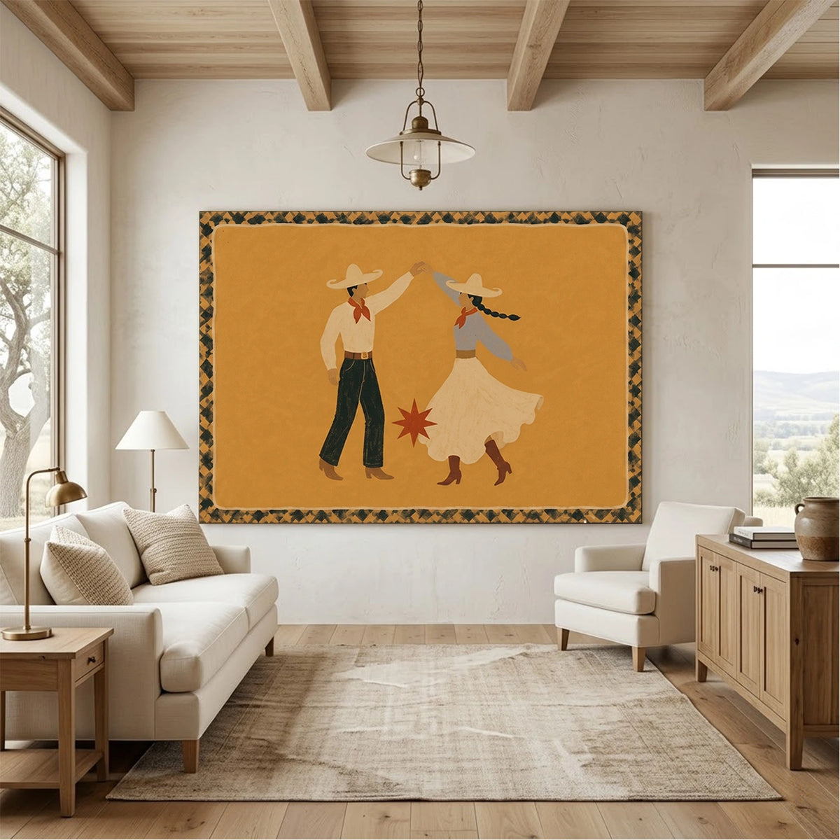 Western Cowboy Wall Art #AC 112