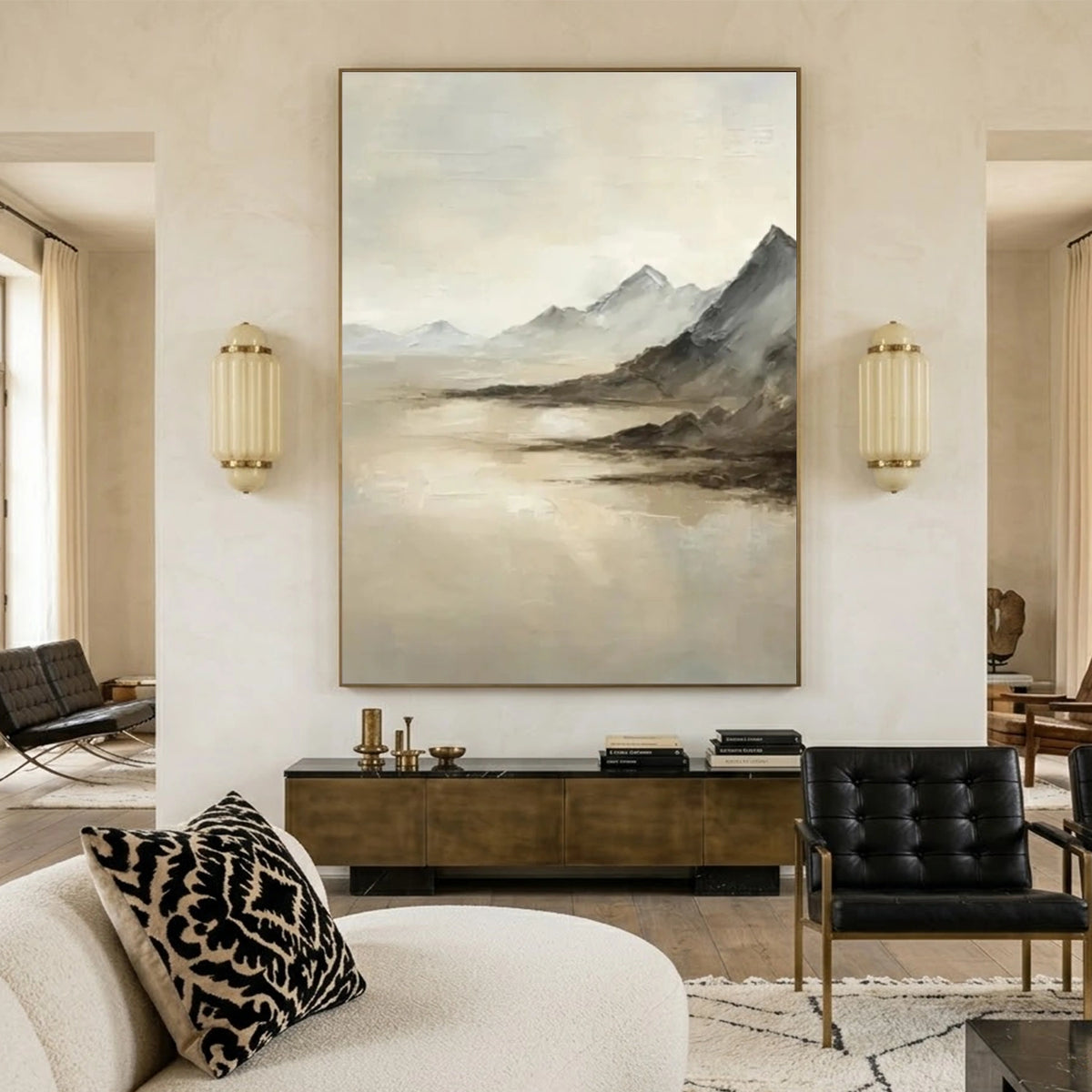 Abstract Mountain Wall Art #MM010