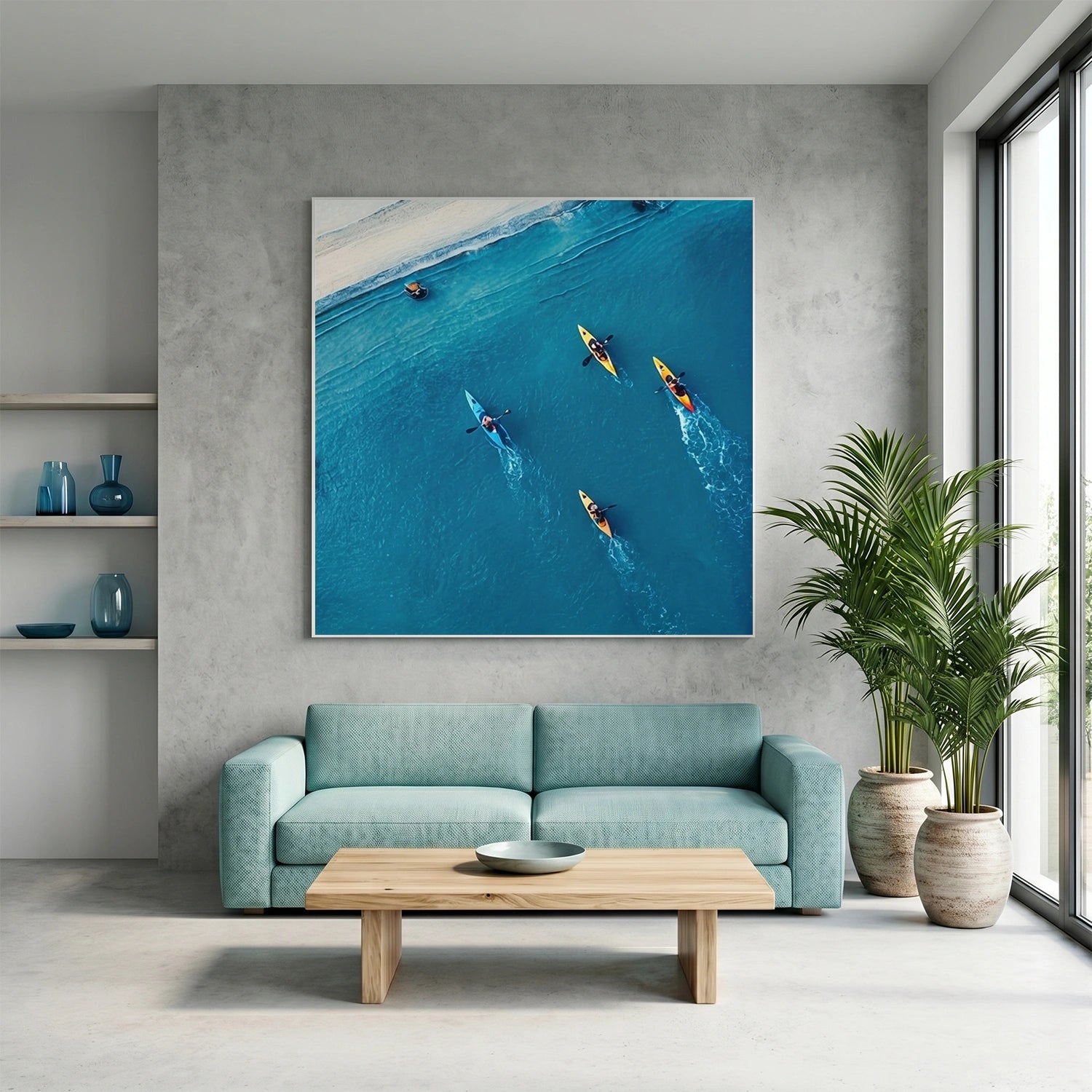 Surfing Sports Textured Wall Art #SC021