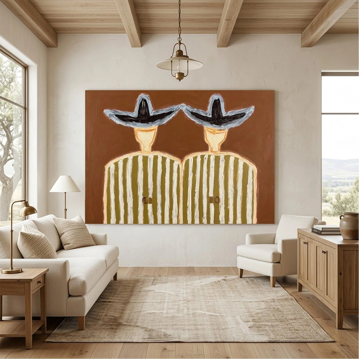 Western Cowboy Wall Art #AC059