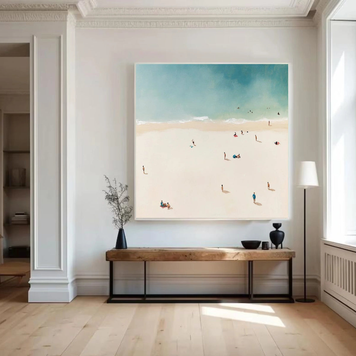 Abstract Ocean And Sky Wall Art #OS001