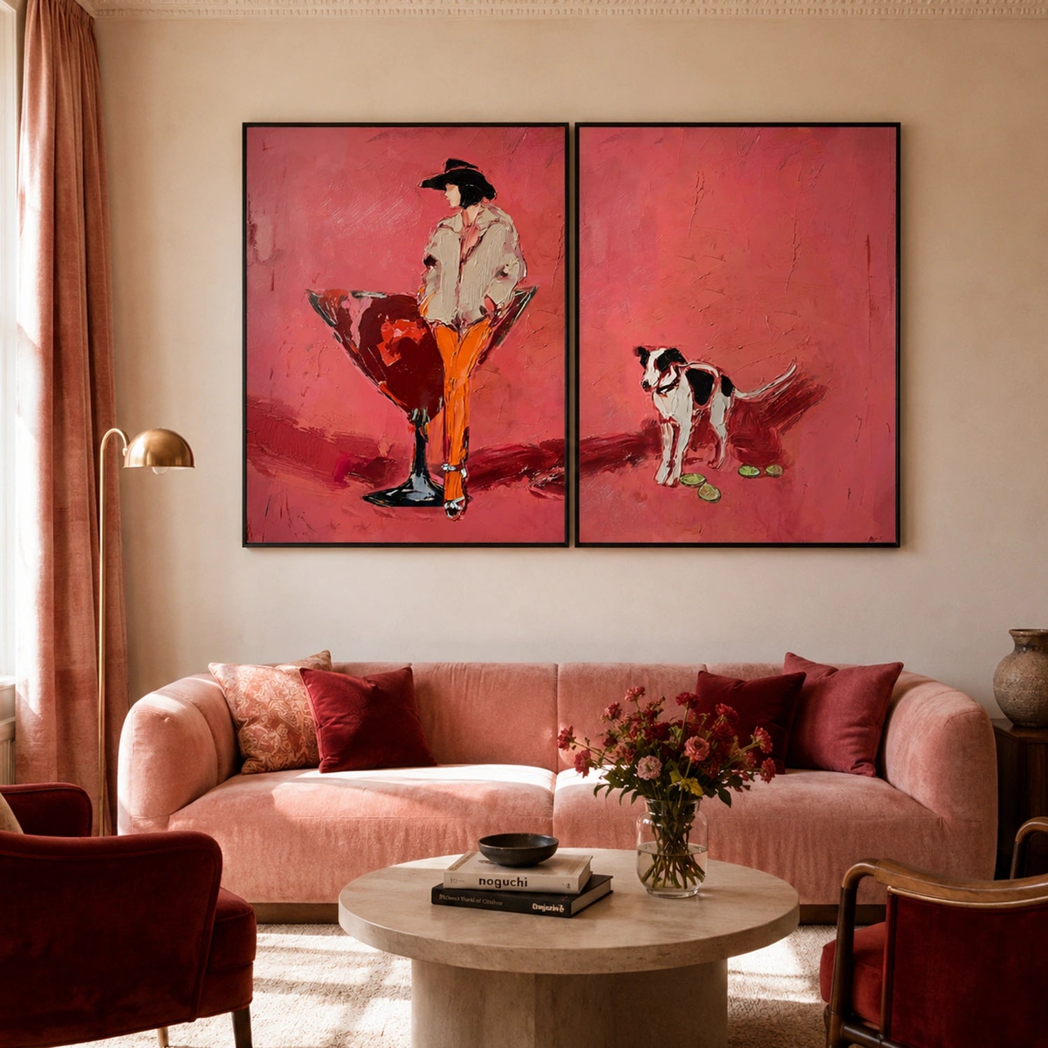 Western Cowboy Wall Art Set of 2 #AC048