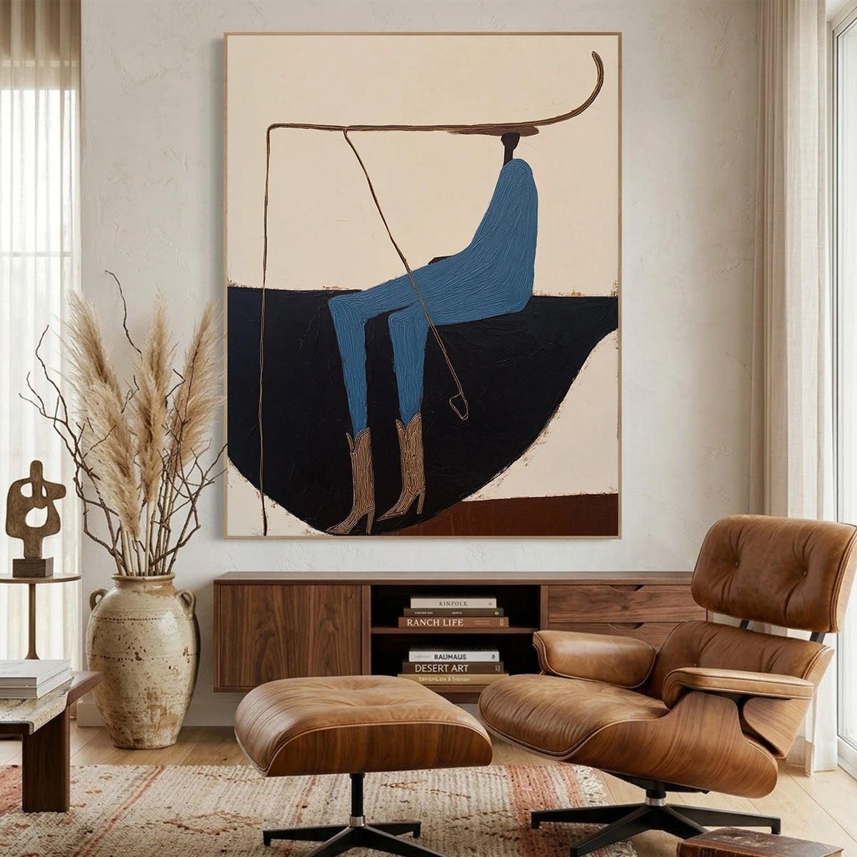 Western Cowboy Wall Art #AC068