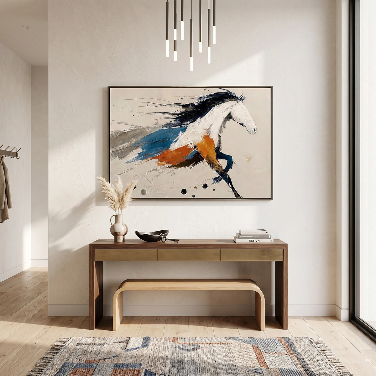 Abstract Animal Horse Wall Art #AN042