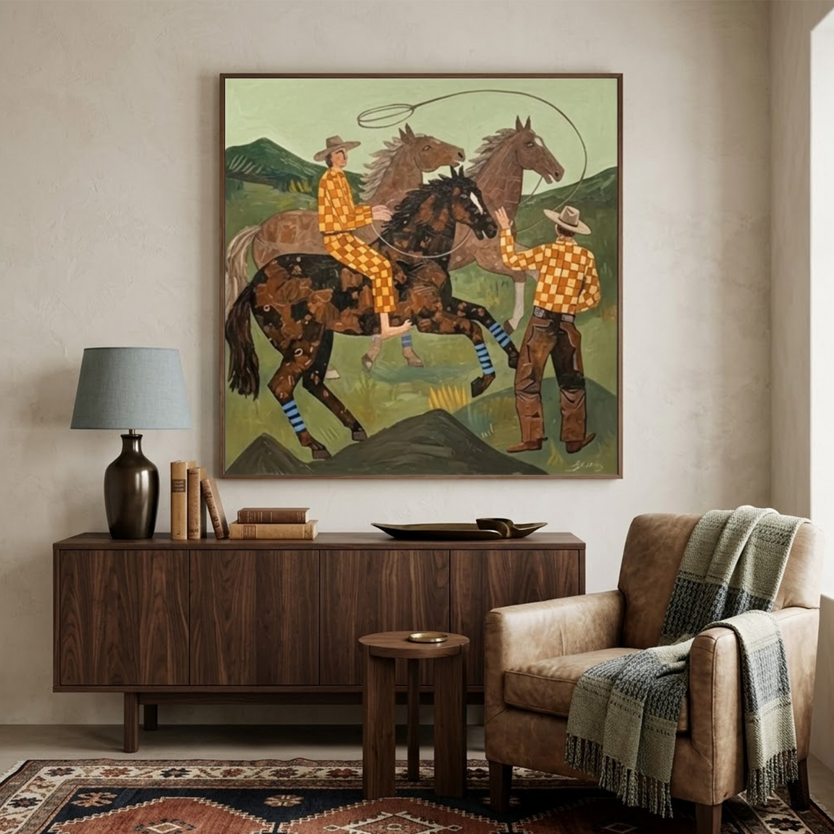 Western Cowboy Wall Art #AC 147