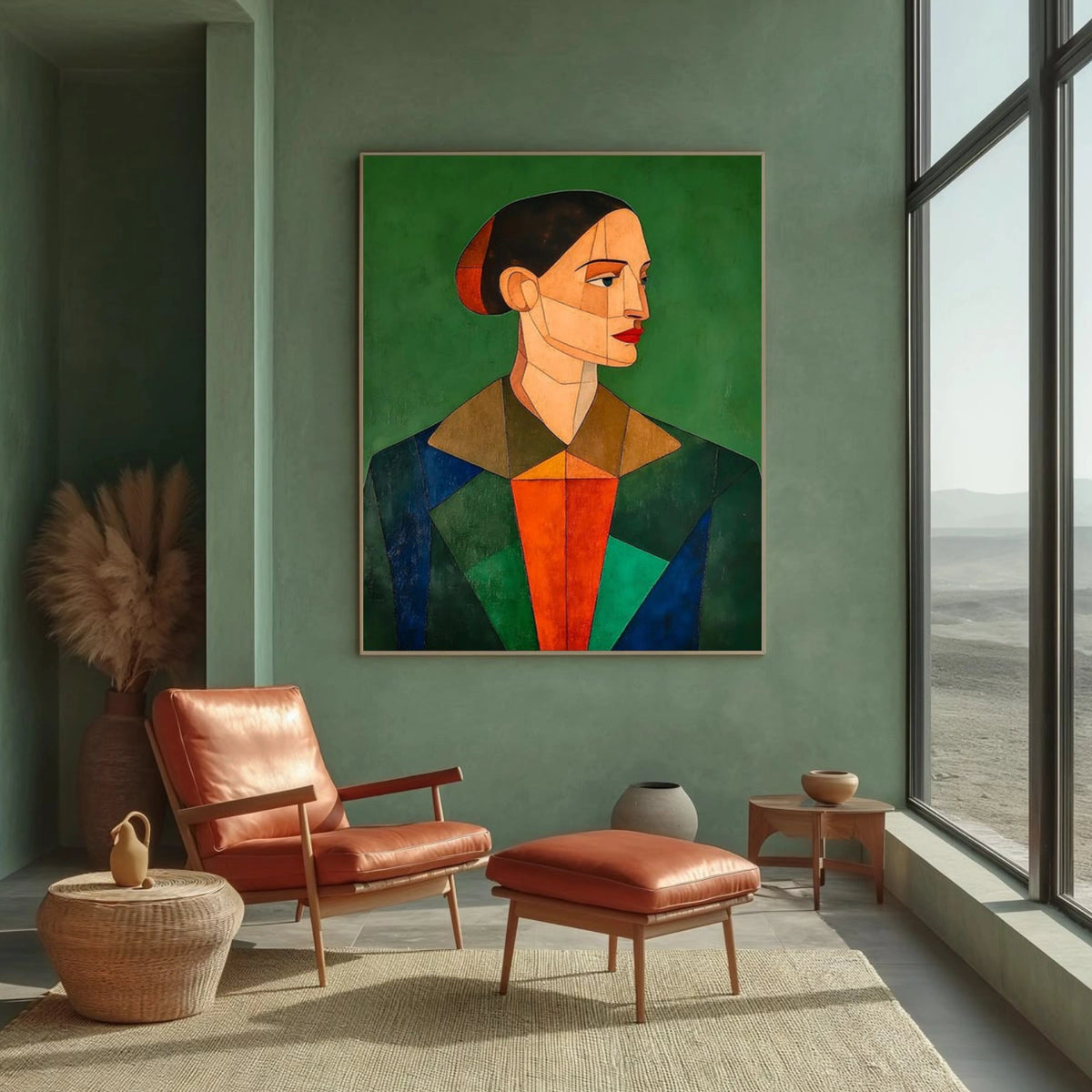 Abstract Portrait Wall Art #LA004