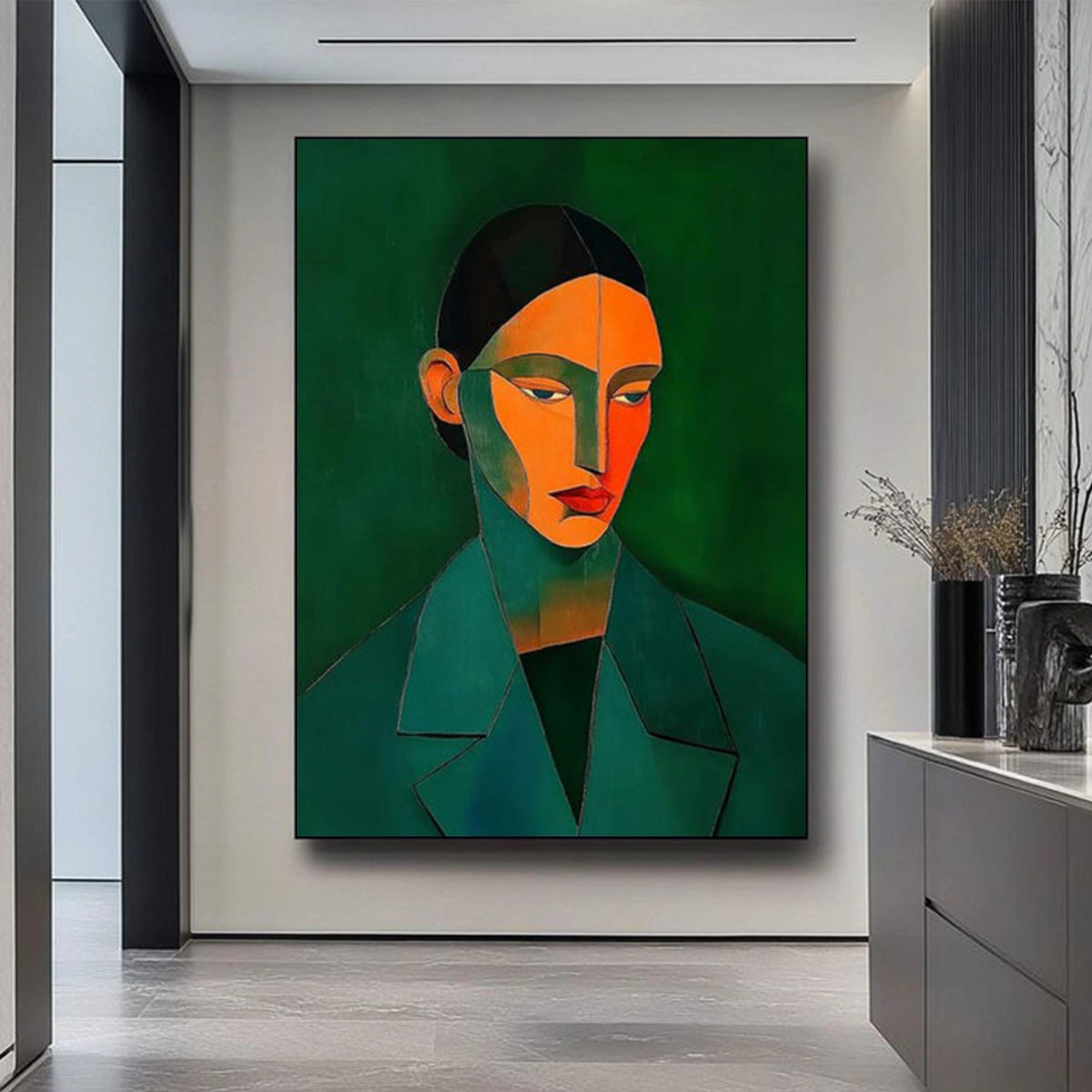 Abstract Portrait Wall Art #LA003