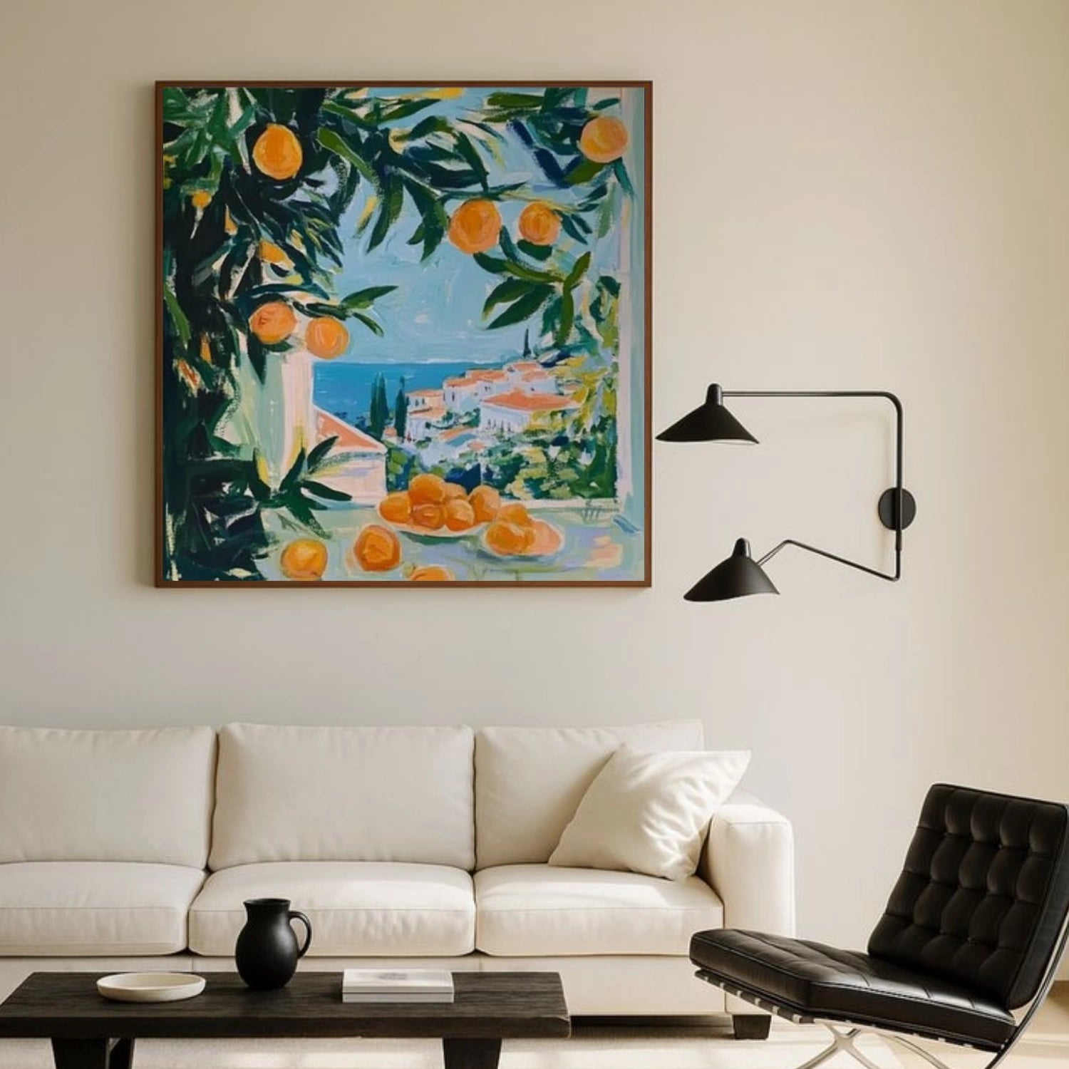 Colorful Abstract Flower And Tree Wall Art #FT020