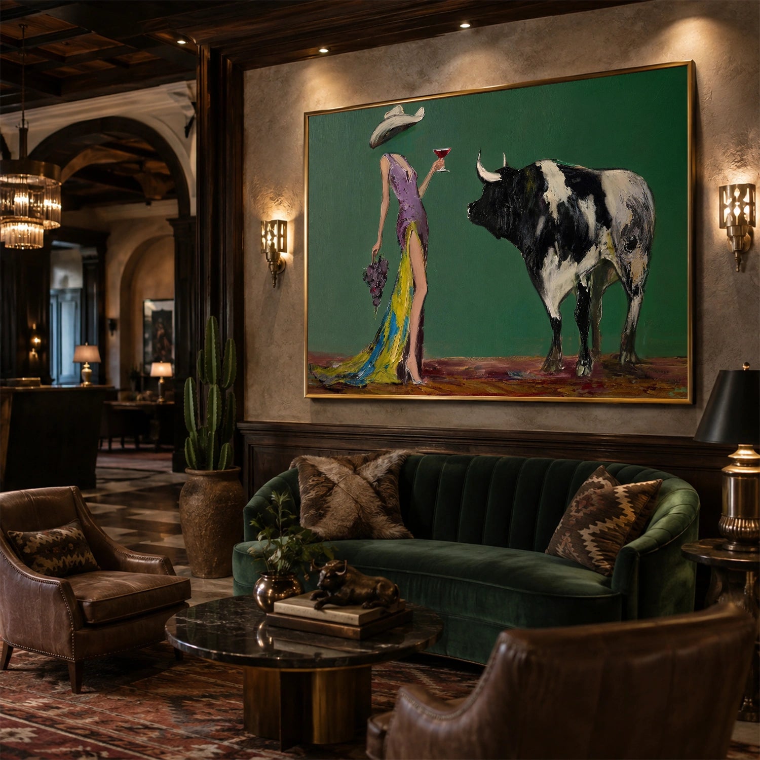 Western Cowboy Wall Art #AC027