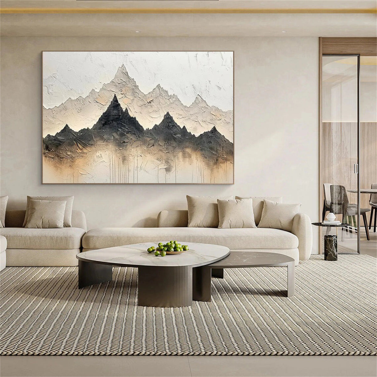 Abstract Mountain Wall Art #MM012