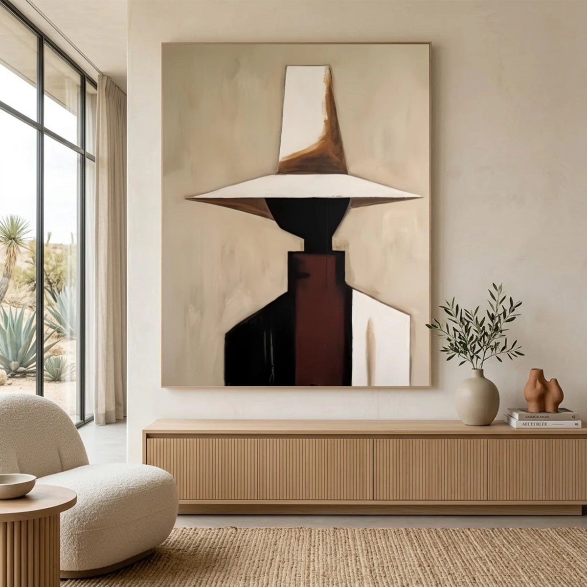 Abstract Portrait Wall Art #LA035