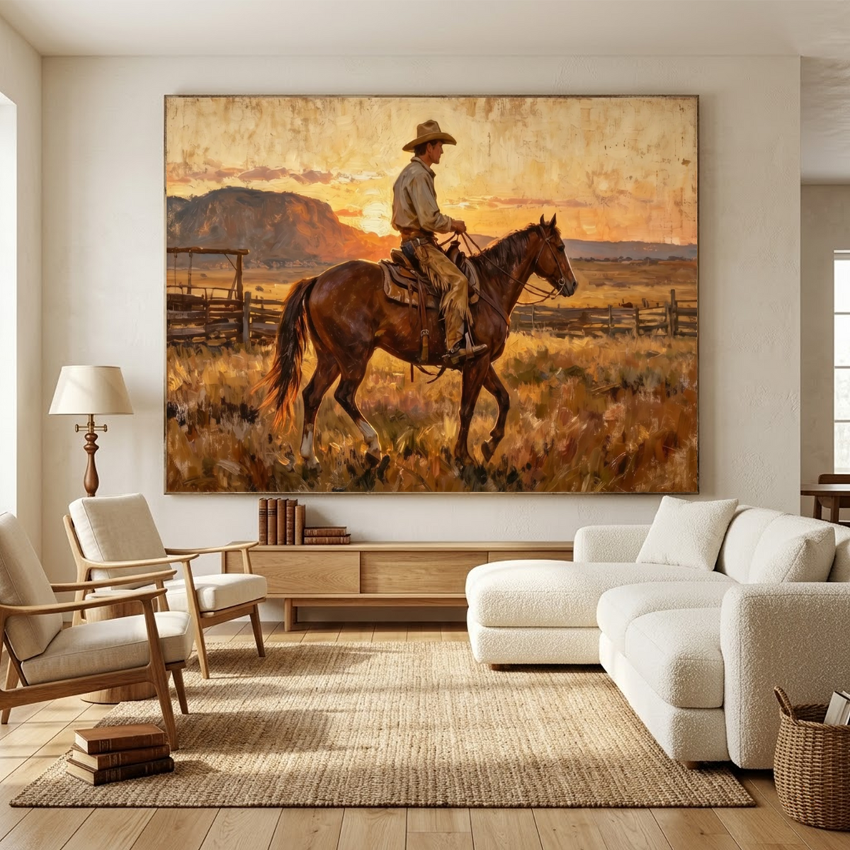 Western Cowboy Wall Art #AC 140