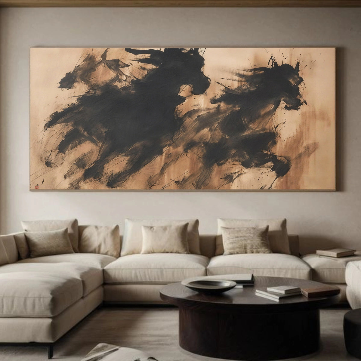 Abstract Animal Horse Wall Art #AN026