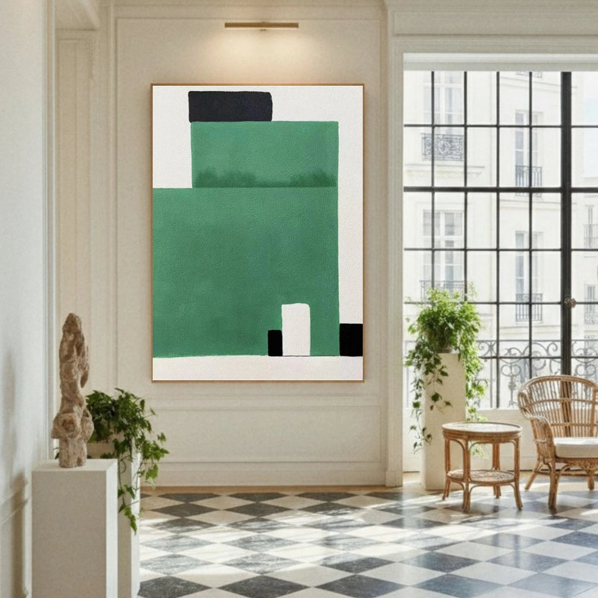 Green Minimalist Wall Art #MW003