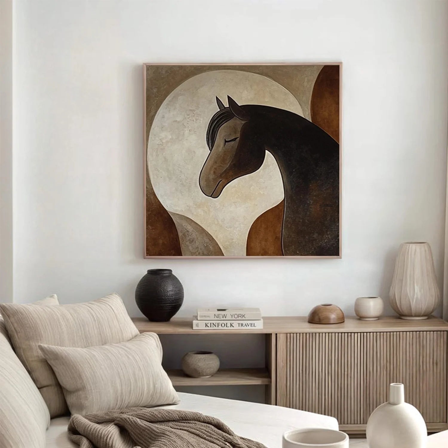 Abstract Horse Animal Wall Art #DL065
