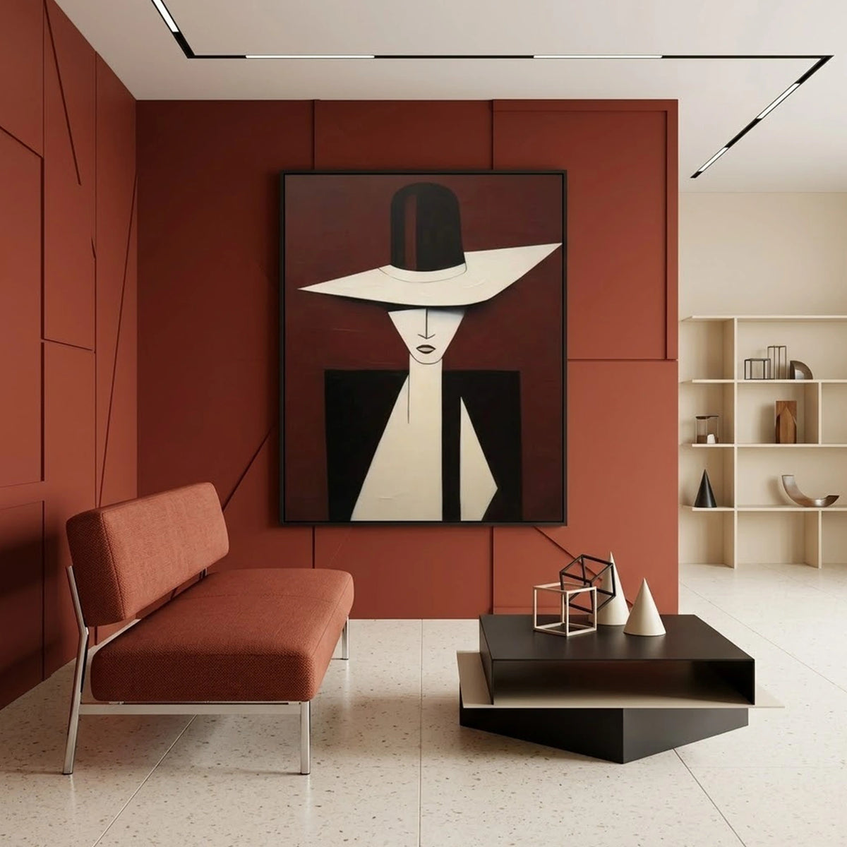 Abstract Portrait Wall Art #LA036