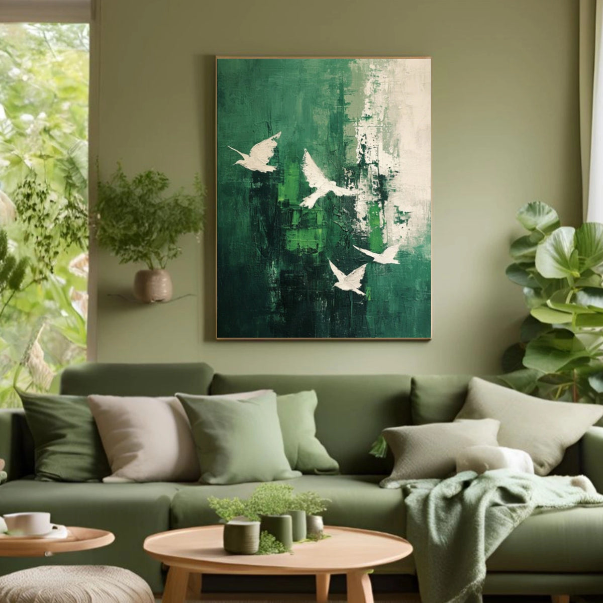 Abstract Animal Bird Wall Art #AN051