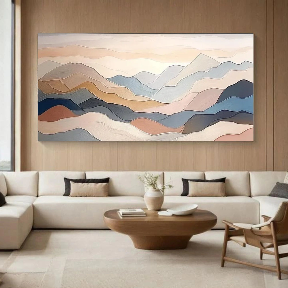 Abstract Mountain Wall Art #MM015